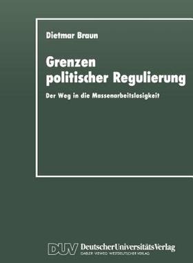 【预售】Grenzen Politischer Regulierung: Der Weg in Die