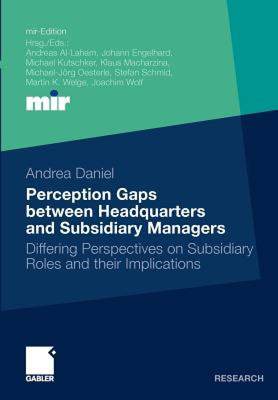 【预售】Perception Gaps Between Headquarters and Subsidiary