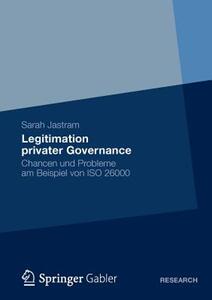 【预售】Legitimation Privater Governance: Chancen Und
