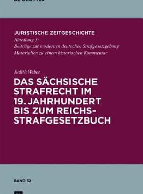 【预售】Das Sachsische Strafrecht Im 19. Jahrhundert Bis Zum
