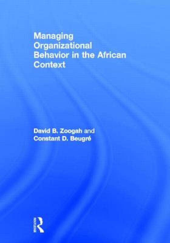 【预售】Managing Organizational Behavior in the African
