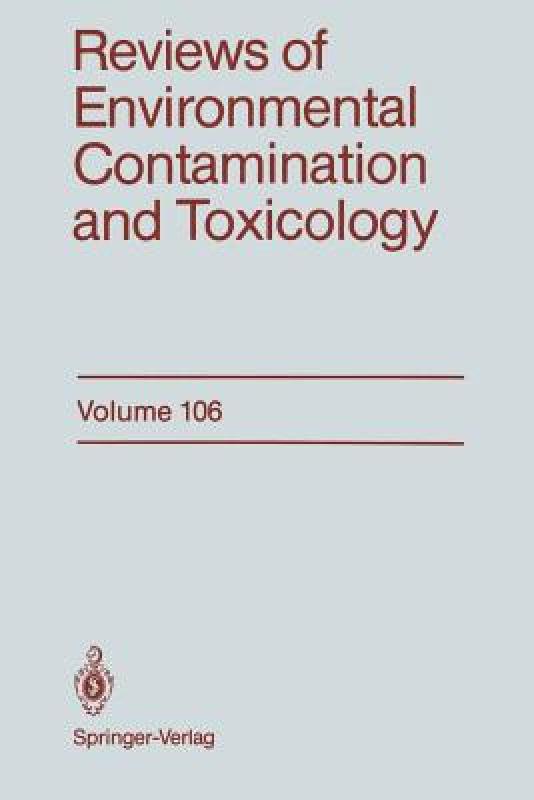 【预售】Reviews of Environmental Contamination and