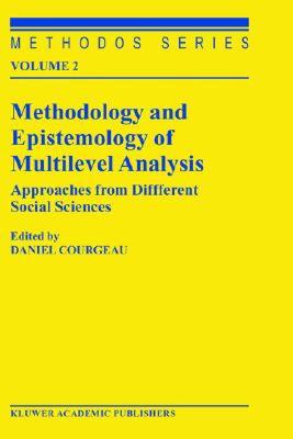 【预售】Methodology and Epistemology of Multilevel Analysis: