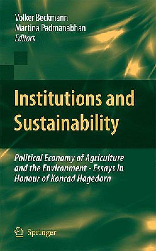 【预售】institutions and sustainability: political economy