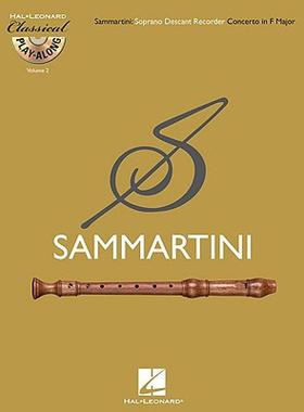 【预售】Sammartini: Soprano (Descant) Recorder in F Major