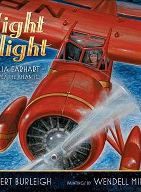 【预售】Night Flight: Amelia Earhart Crosses the Atlantic