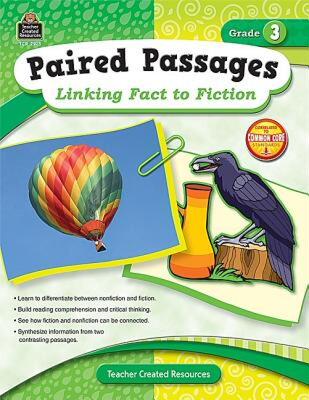 【预售】Paired Passages, Grade 3: Linking Fact to Fiction