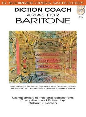 【预售】Diction Coach: Arias for Baritone [With 2 CDs]