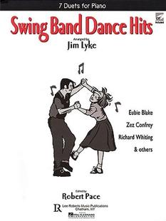 【预售】Swing Band Dance Hits: 7 Duets for Piano [With CD
