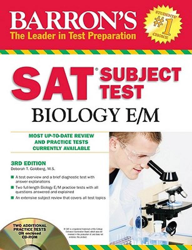 【预售】Barron's SAT Subject Test: Biology E/M [With CDROM]