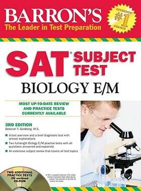 【预售】Barron's SAT Subject Test: Biology E/M [With CDROM]