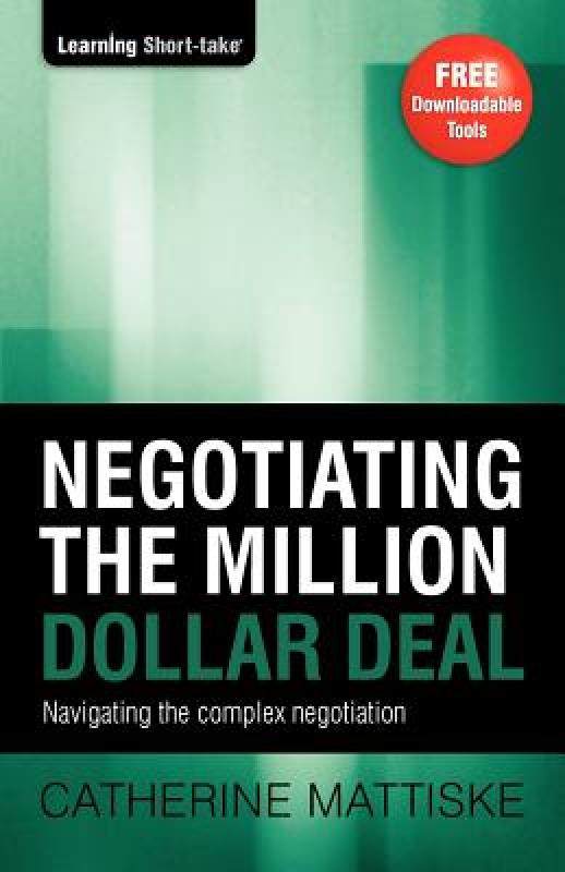 【预售】negotiating the million dollar deal
