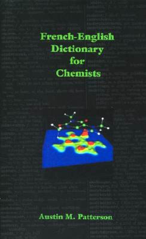 【预售】French-English Dictionary for Chemists
