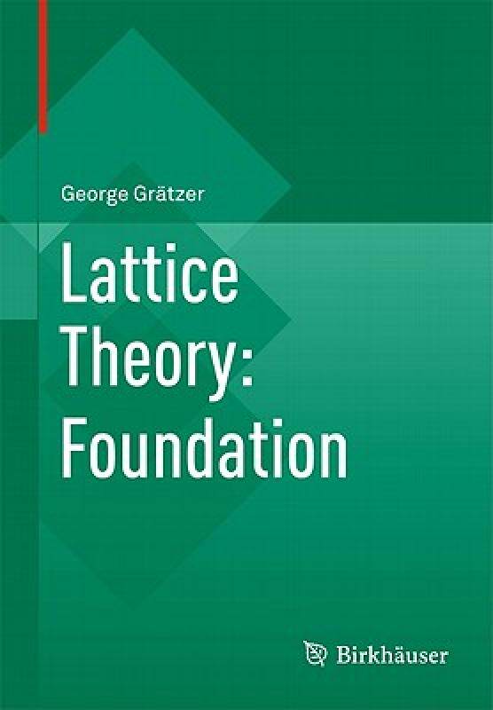 预订 Lattice Theory: Foundation