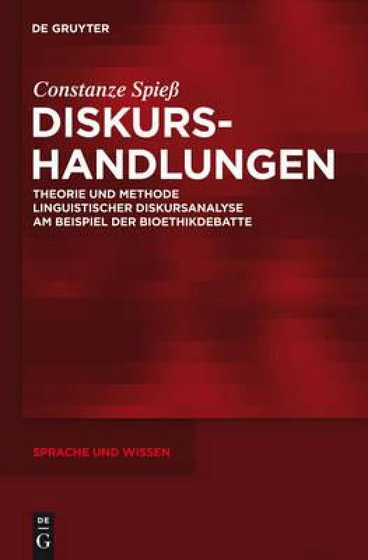 【预售】Diskurshandlungen: Theorie Und Methode