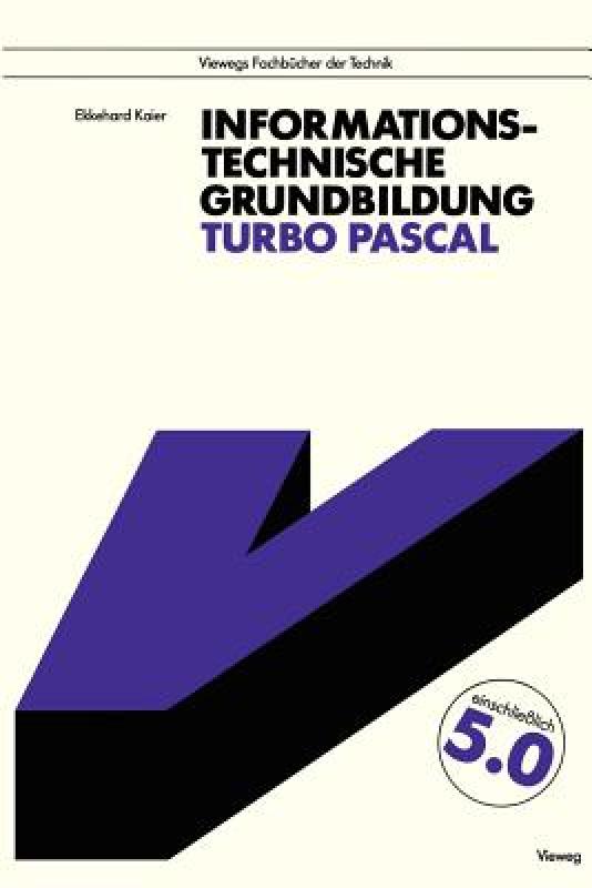 【预售】Informationstechnische Grundbildung Turbo Pascal:
