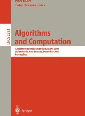 【预售】Algorithms and Computation: 12th International