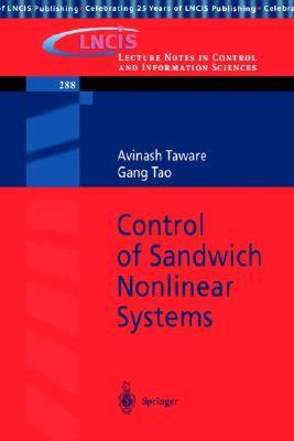 【预售】Control of Sandwich Nonlinear Systems