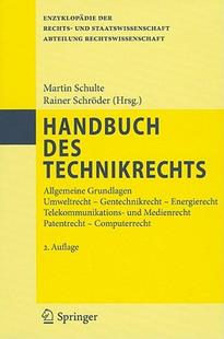 预售 Allgemeine Handbuch Technikrechts Grundlagen Des