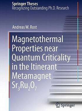 【预售】Magnetothermal Properties Near Quantum Criticality