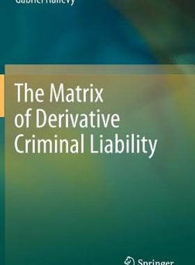 【预售】The Matrix of Derivative Criminal Liability