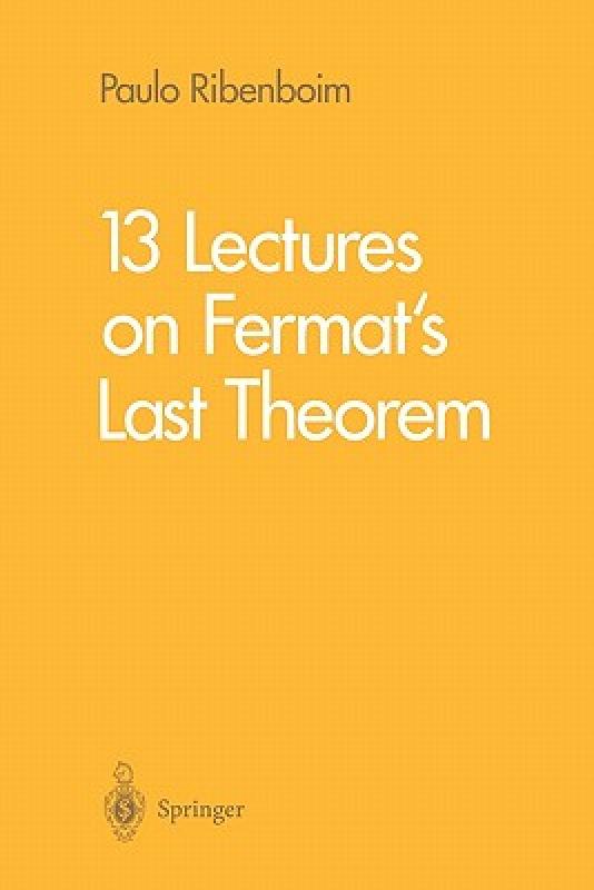 【预售】13 Lectures on Fermat's Last Theorem-封面