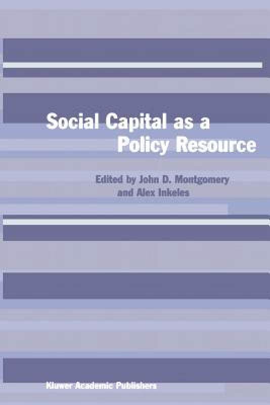 【预售】Social Capital as a Policy Resource