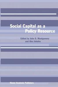 【预售】Social Capital as a Policy Resource