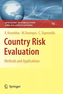 【预售】Country Risk Evaluation: Methods and Applications