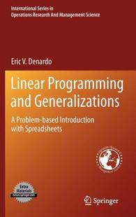 预售 Generalizations Linear and Programming