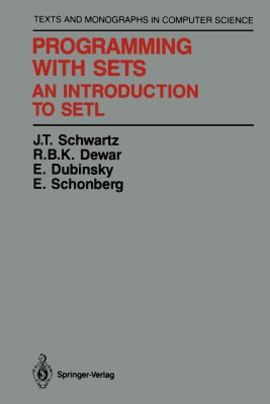 【预售】Programming with Sets: An Introduction to Setl