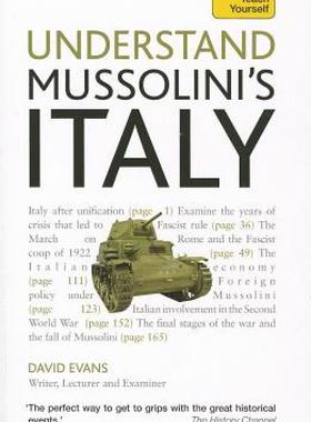 【预售】Understand Mussolini's Italy a Teach Yourself Guide