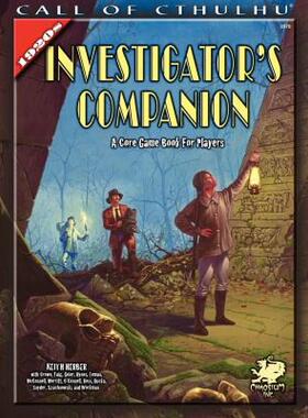 【预售】The 1920s Investigator's Companion: A Core Game Book