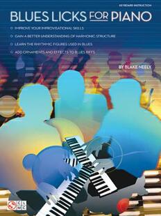 Licks 预售 Blues Piano for