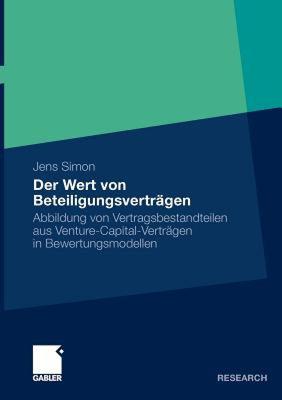 【预售】Der Wert Von Beteiligungsvertragen: Abbildung Von