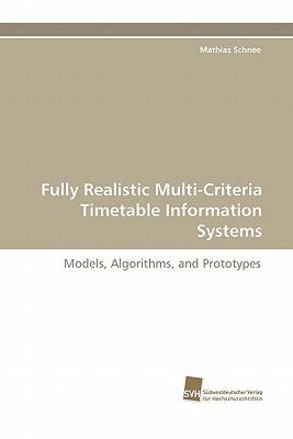 【预售】Fully Realistic Multi-Criteria Timetable Information