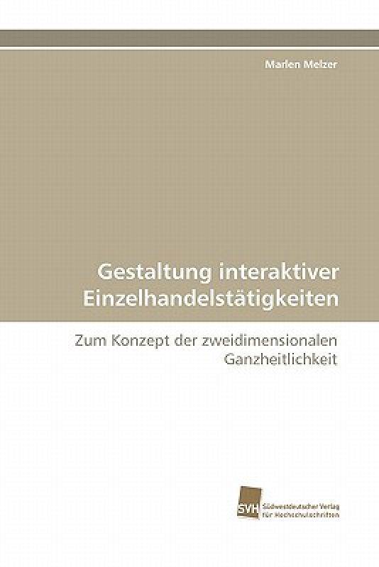 【预售】Gestaltung Interaktiver Einzelhandelst Tigkeiten