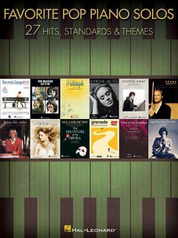 【预售】Favorite Pop Piano Solos: 27 Hits, Standards