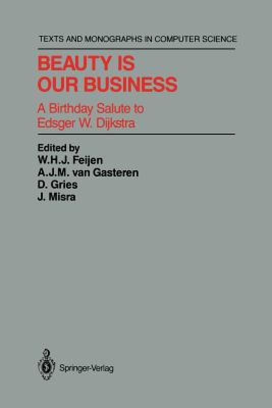 【预售】beauty is our business: a birthday salute to edsger
