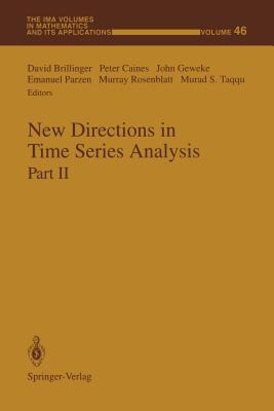 【预售】New Directions in Time Series Analysis: Part II