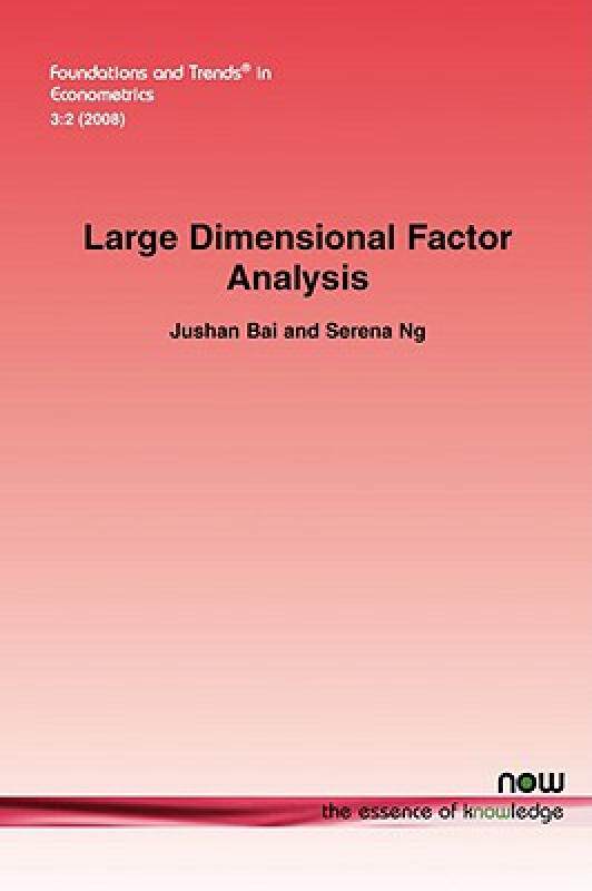 【预售】Large Dimensional Factor Analysis