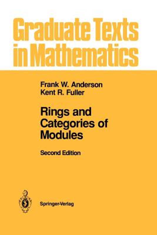 【预售】Rings and Categories of Modules
