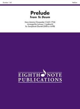 【预售】Prelude (from Te Deum): Score & Parts