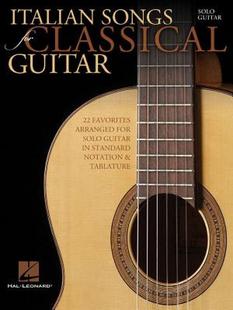 【预售】Italian Songs for Classical Guitar: Solo Guitar