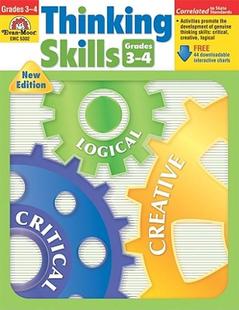 【预售】Thinking Skills, Grades 3-4