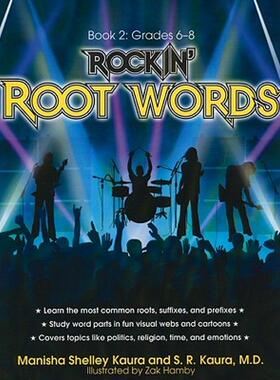 【预售】Rockin' Root Words Book 2, Grades 6-8