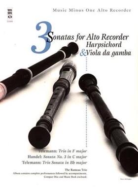 【预售】Telemann & Handel: 3 Sonatas for Alto Recorder