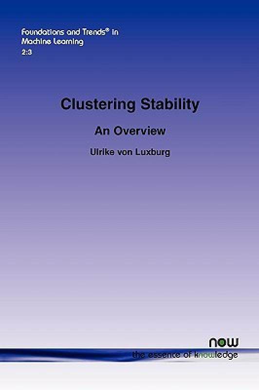 【预售】Clustering Stability: An Overview