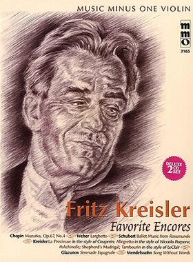 【预售】Kreisler: Favorite Encores, Violin [With 2 CDs]