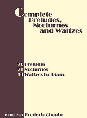【预售】Complete Preludes, Nocturnes and Waltzes: 26